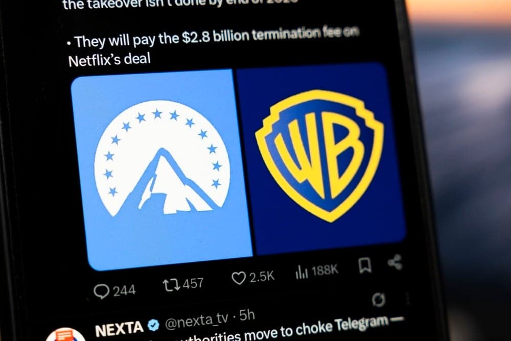 DOJ aprueba la compra de Warner Bros. Discovery por Paramount en US$110.000 millones